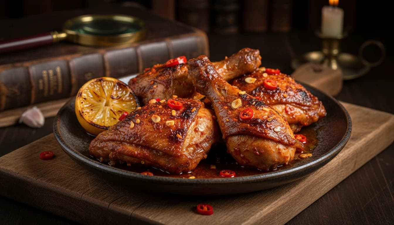 Würziges Piri-Piri-Hähnchen frisch aus dem Ofen
