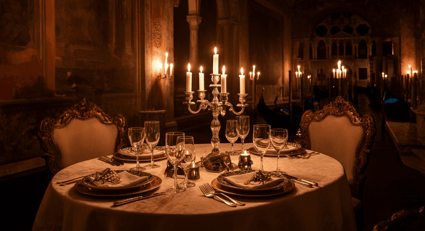 Venezianischer Maskenball – Masken der Täuschung